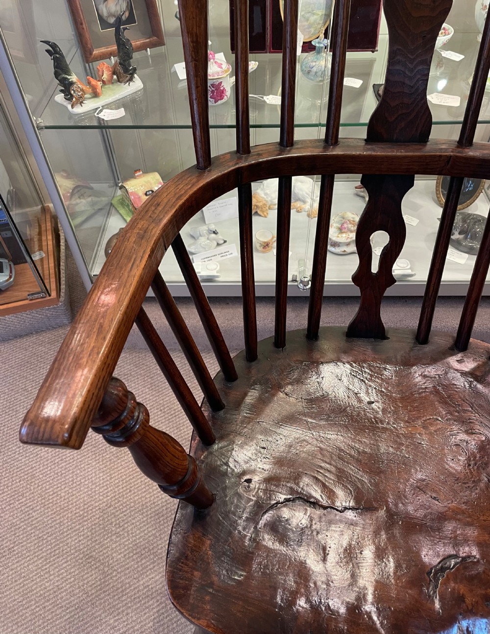 Mid 19thc ash and elm Windsor chair c1860 View VII