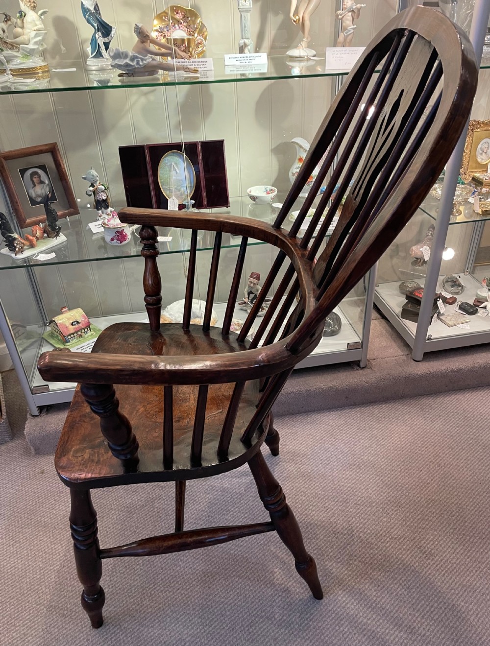Mid 19thc ash and elm Windsor chair c1860 View XII