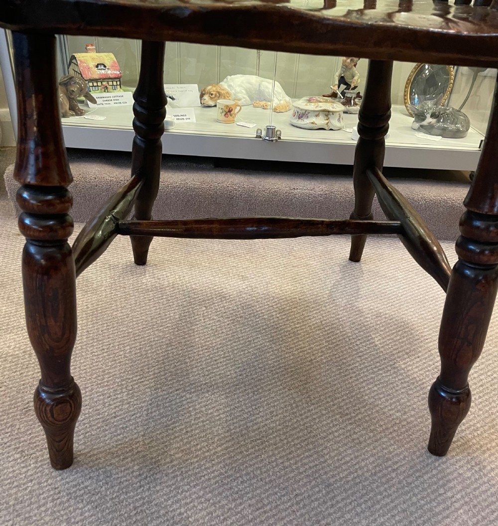 Mid 19thc ash and elm Windsor chair c1860 View XIII