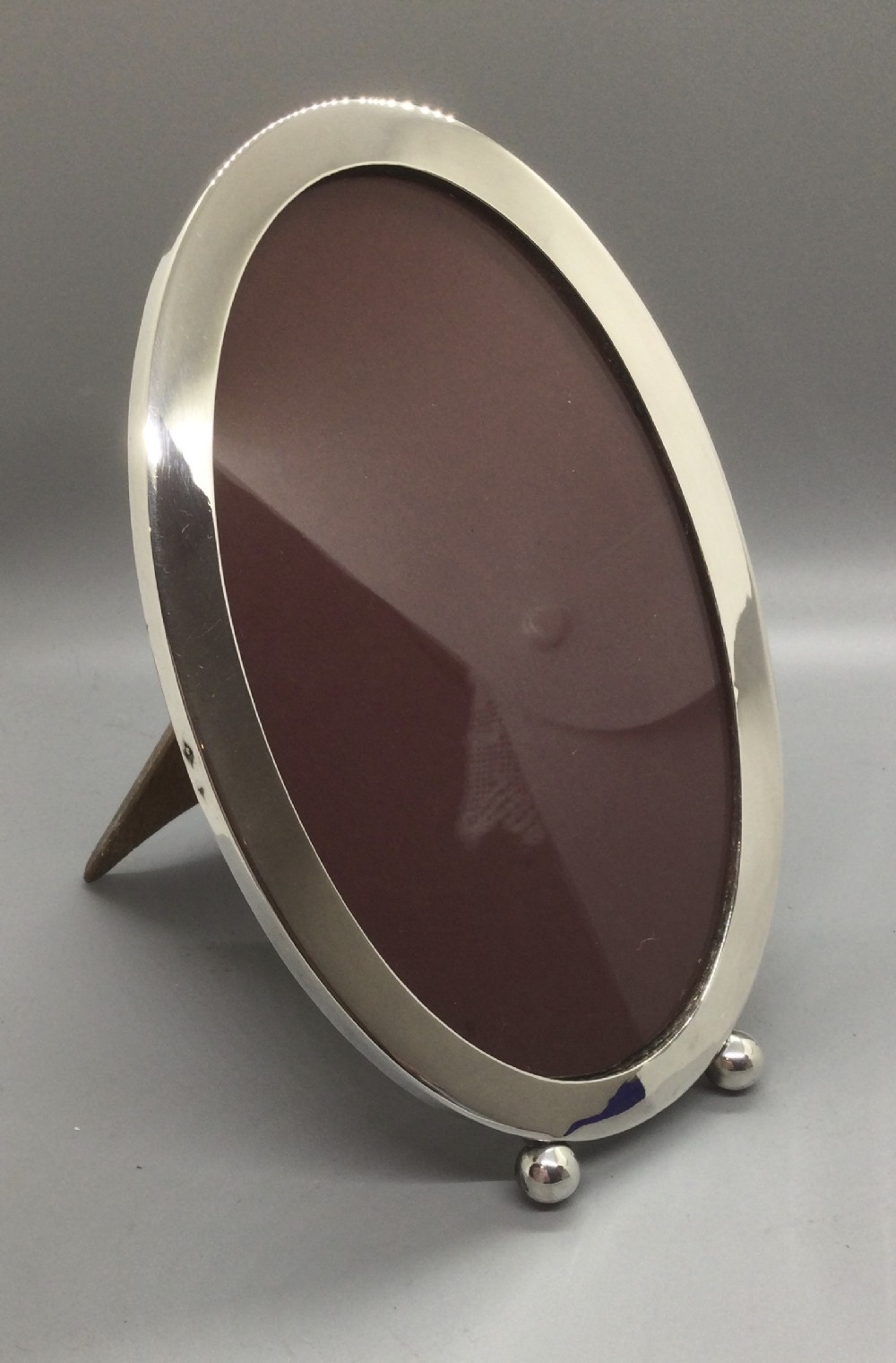 George V silver oval photo frame Birmingham 1918 