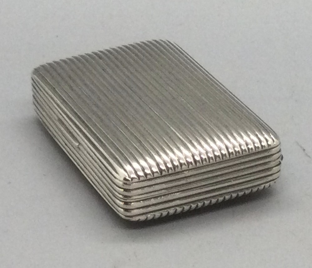 George III silver snuff box Birmingham 1800 Samuel PEMBERTON