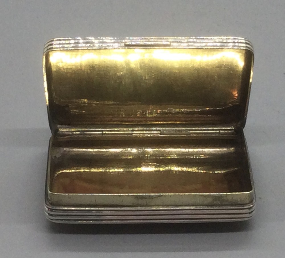 George III silver snuff box Birmingham 1800 Samuel PEMBERTON View VI