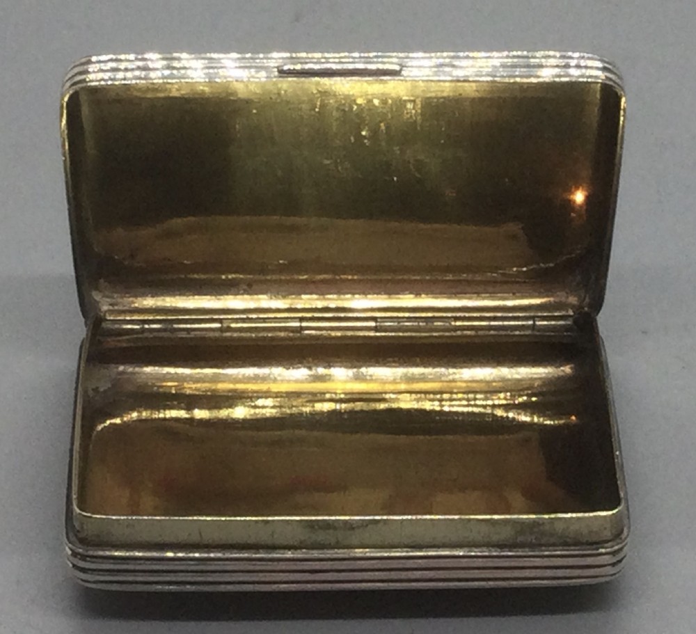 George III silver snuff box Birmingham 1800 Samuel PEMBERTON View VIII