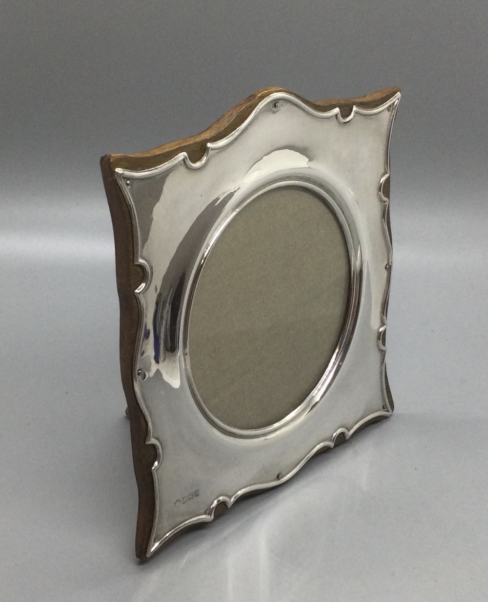 George V silver mounted photo frame Birmingham 1906