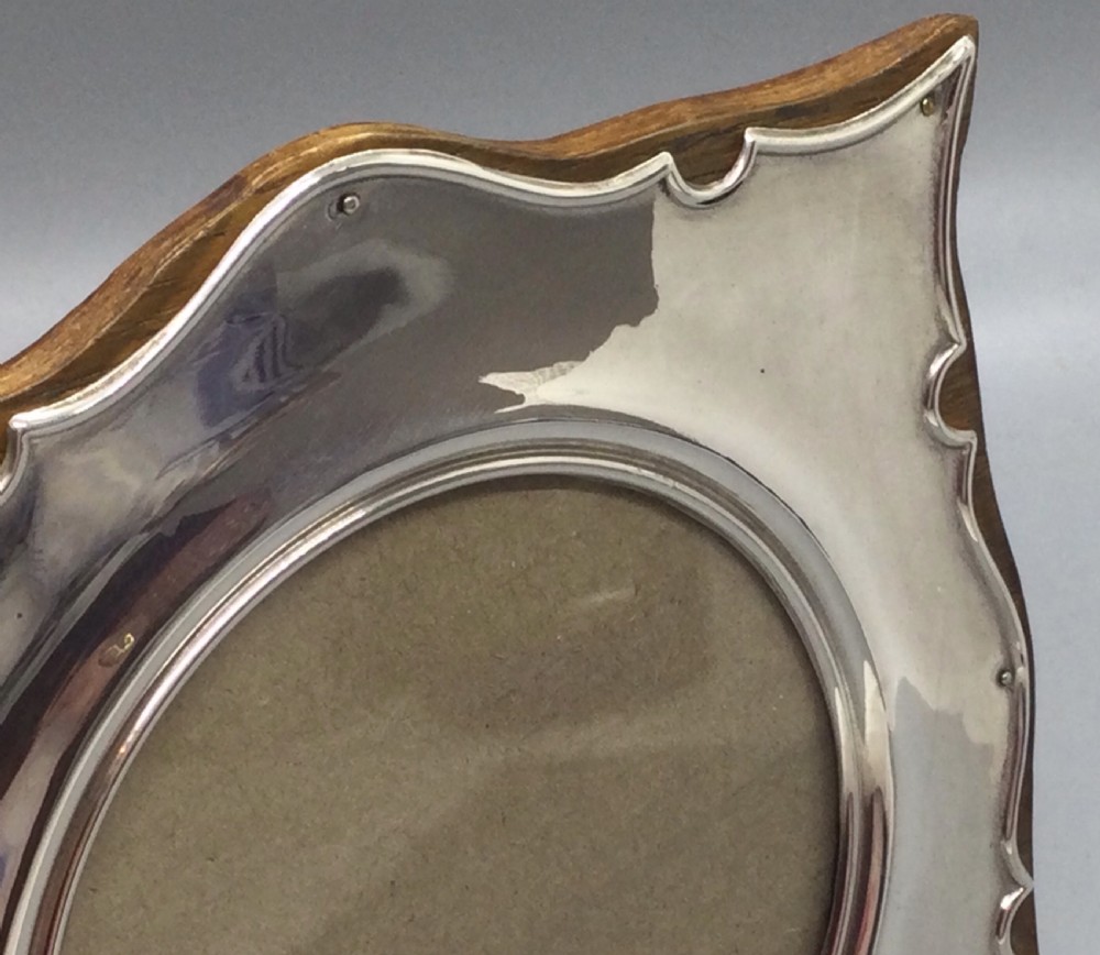George V silver mounted photo frame Birmingham 1906 View VIII