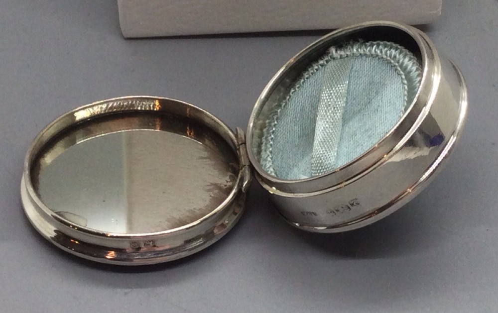 Art Deco era silver enamel and tortoiseshell box Birmingham 1931 View IX