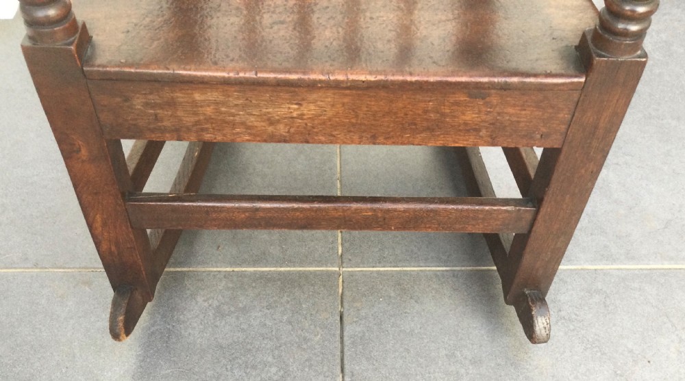 Early 19thC mahogany child’s rocking chair c1830 View VIII