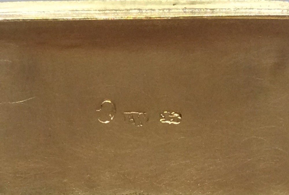 George III silver snuff box Birmingham 1790 View VIII