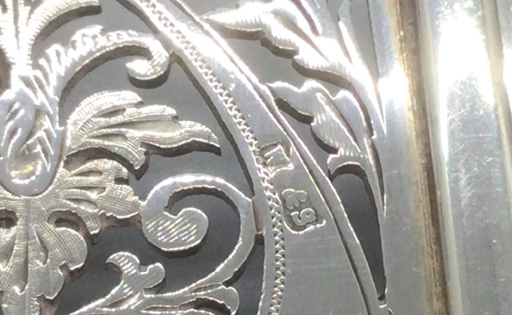 Edwardian silver nurses buckle Sheffield 1902 View IX