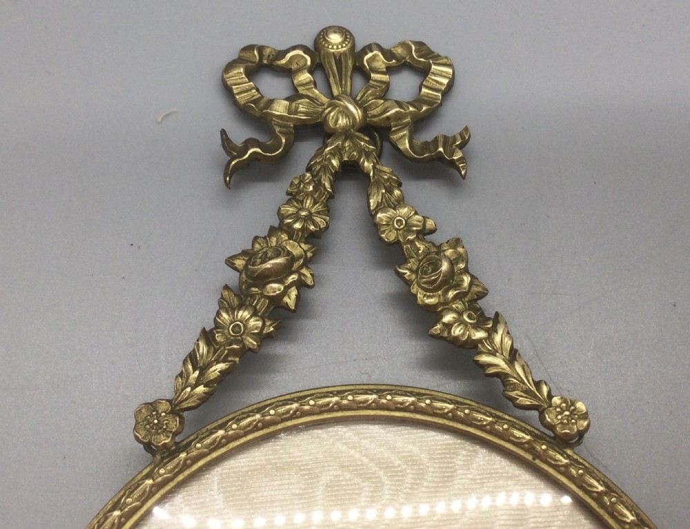 Late 19th French ormolu photo frame c1880 View V