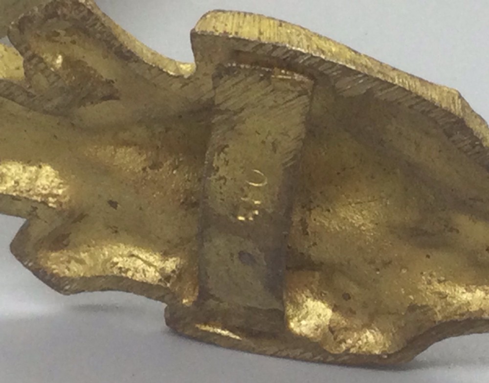 Mid 19thC French ormolu curtain tie backs c1860 View IV