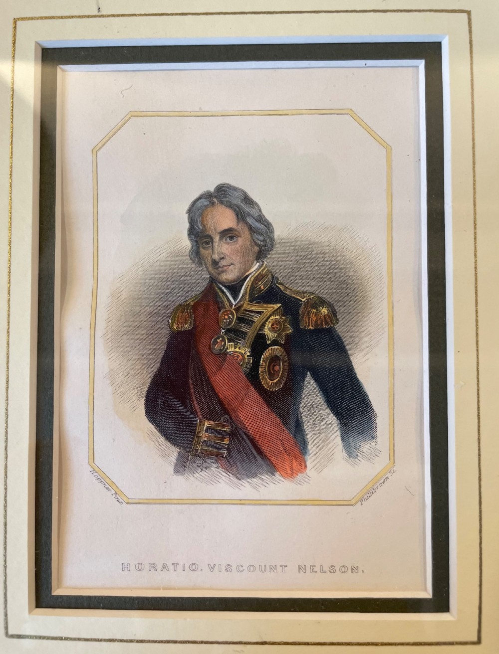 Early 19thc engraving of Lord Nelson c1836 View II