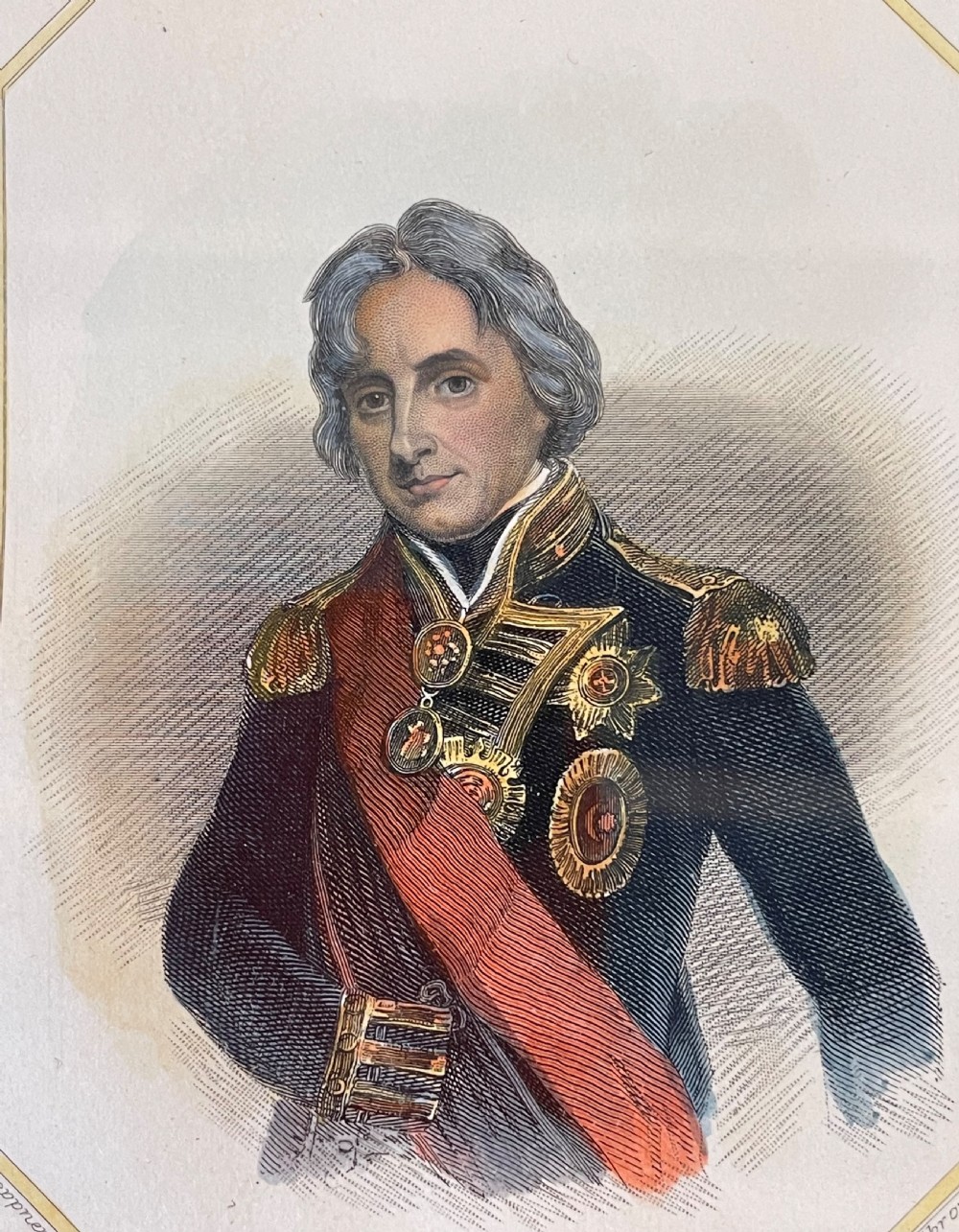 Early 19thc engraving of Lord Nelson c1836 View VI