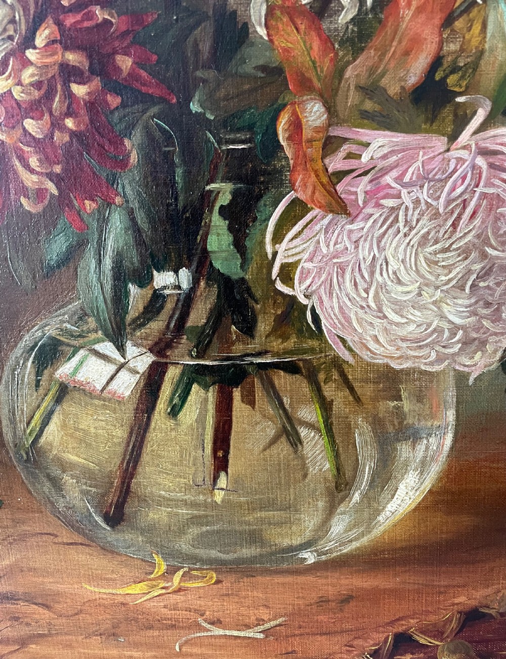 Late 19c oil on canvas by Rochie T Jones View IX