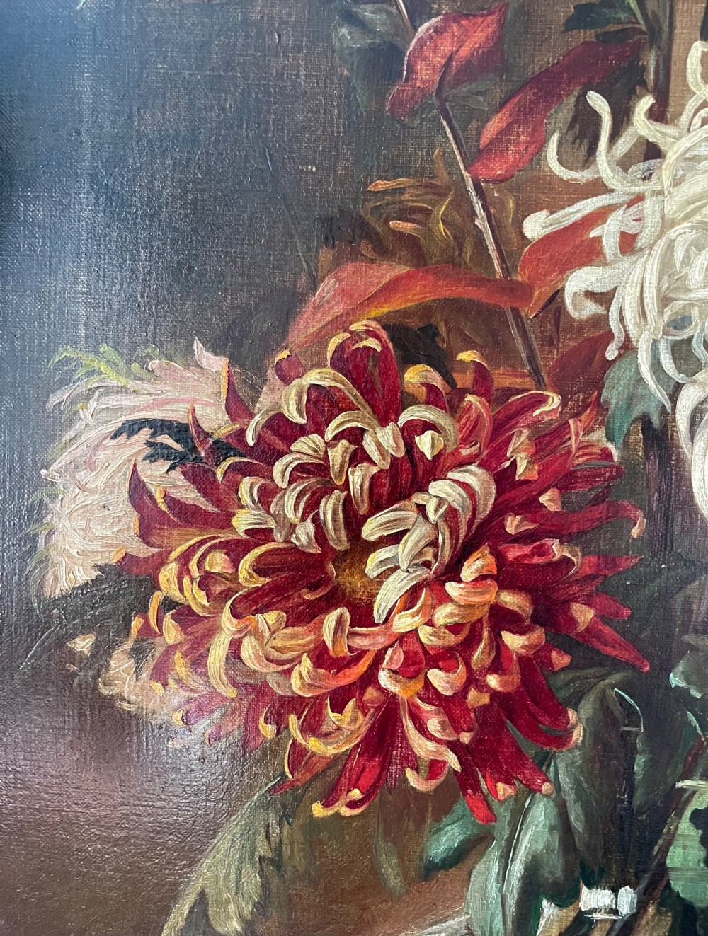 Late 19c oil on canvas by Rochie T Jones View X
