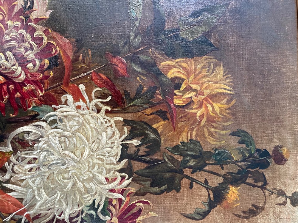 Late 19c oil on canvas by Rochie T Jones View XII