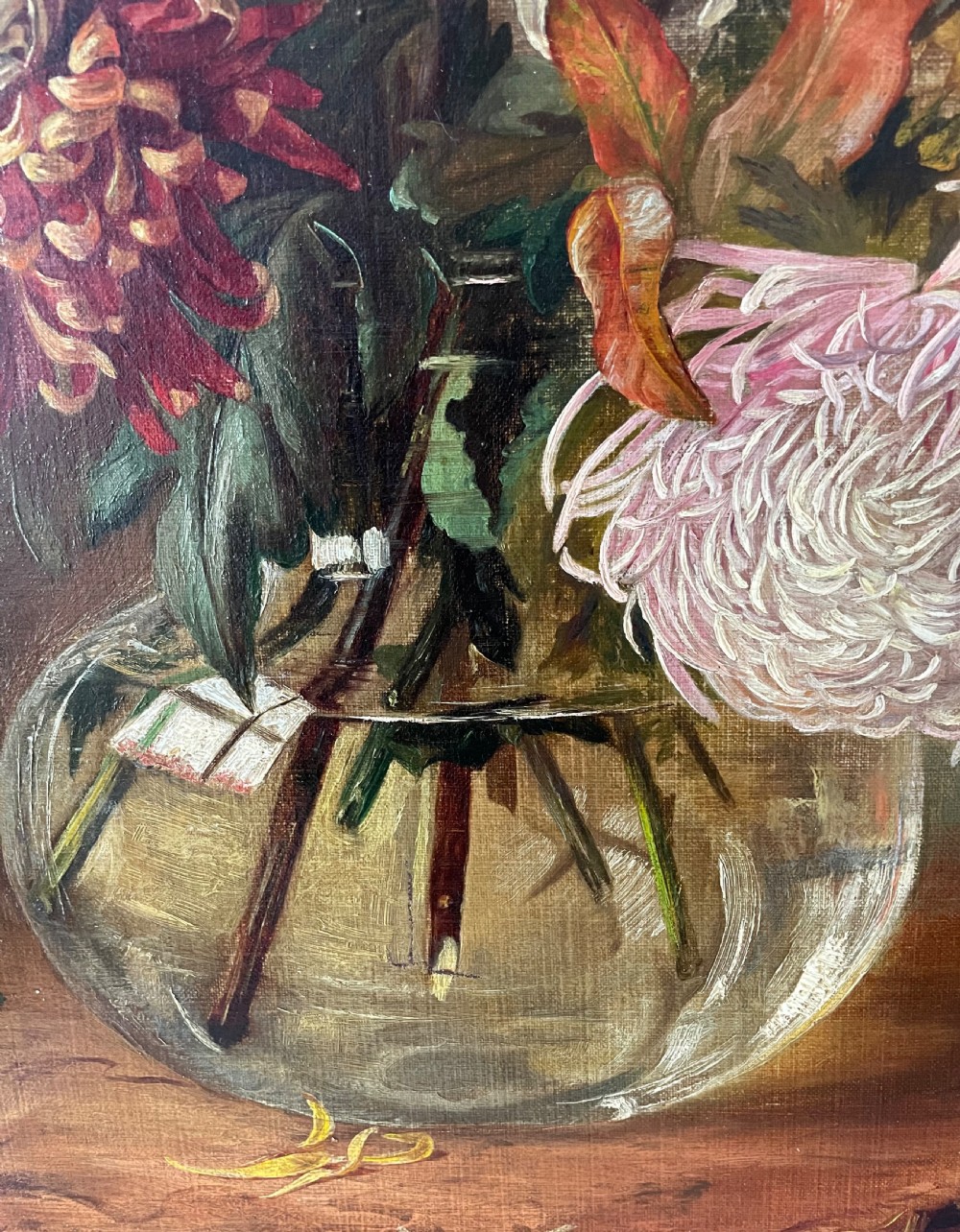Late 19c oil on canvas by Rochie T Jones View XIV
