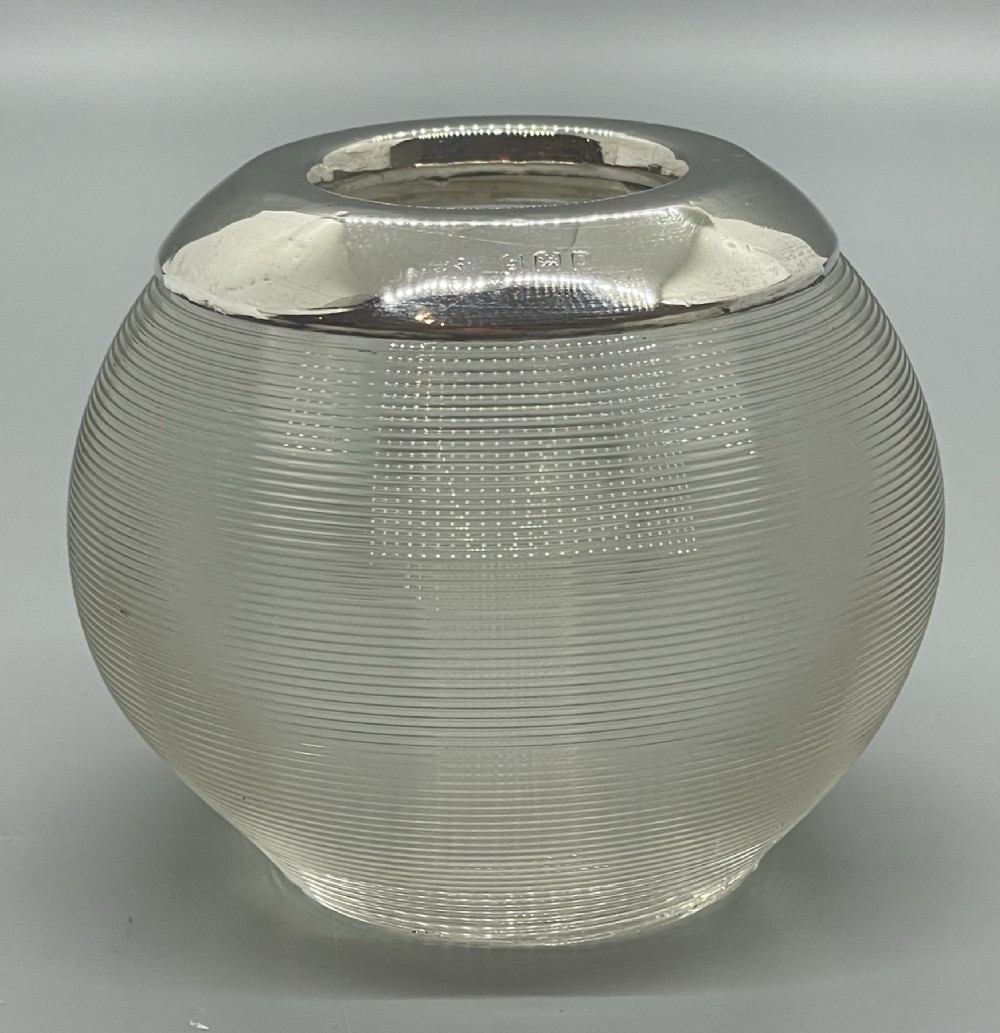 Geo V silver mounted match striker London 1922