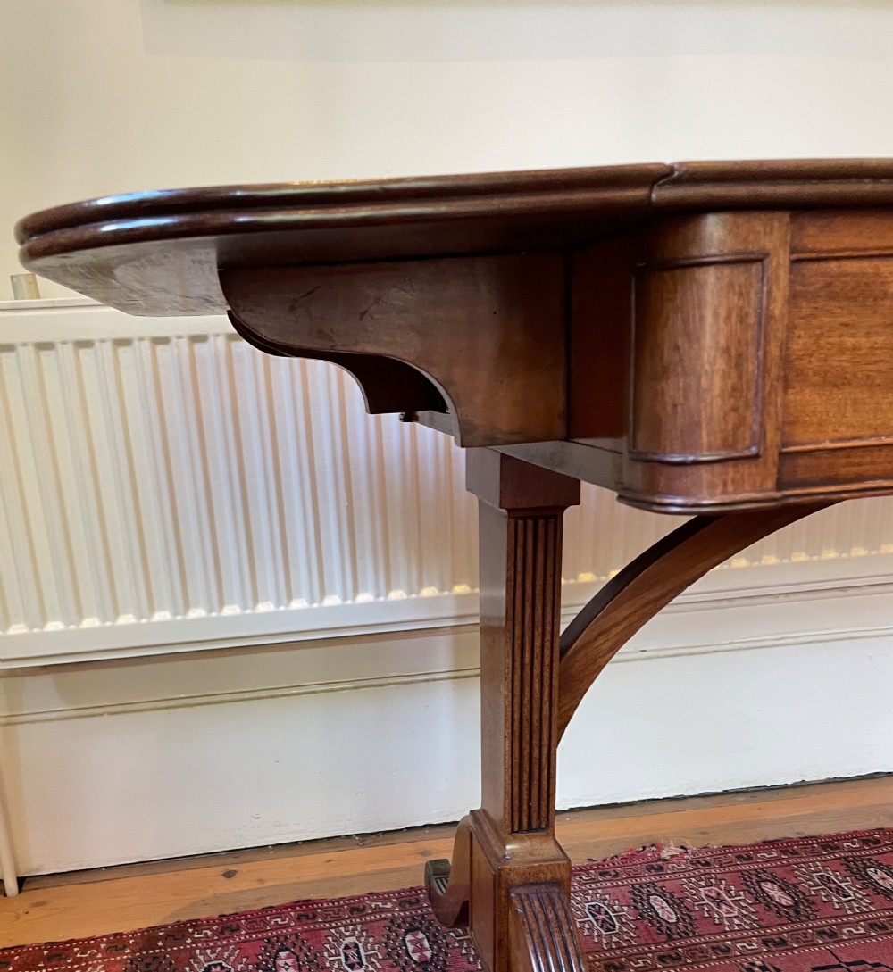 Early 19thc Regency mahogany sofa table c1820 View VIII