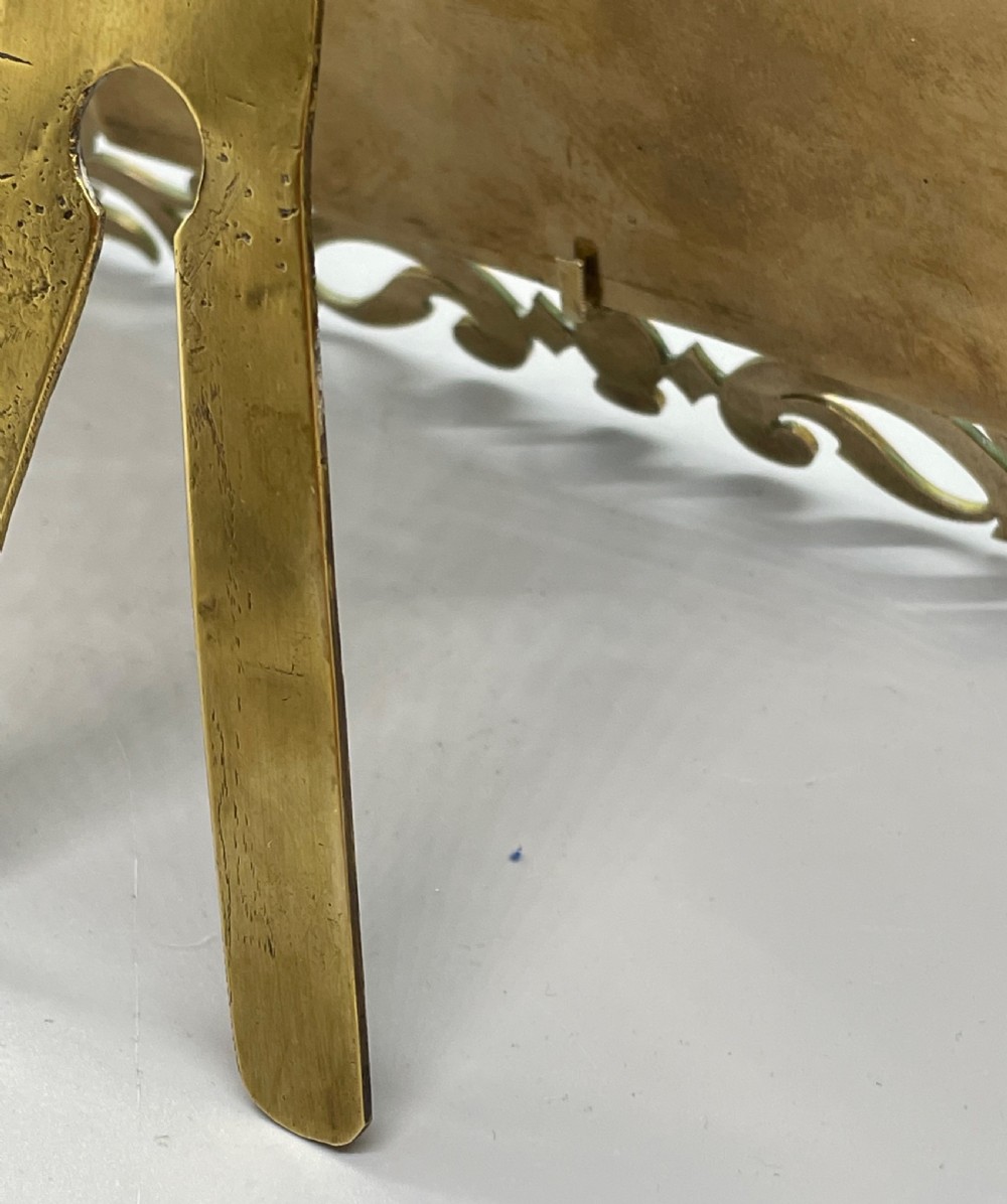 Late 19thc brass folding front photo frame c1880 View IX