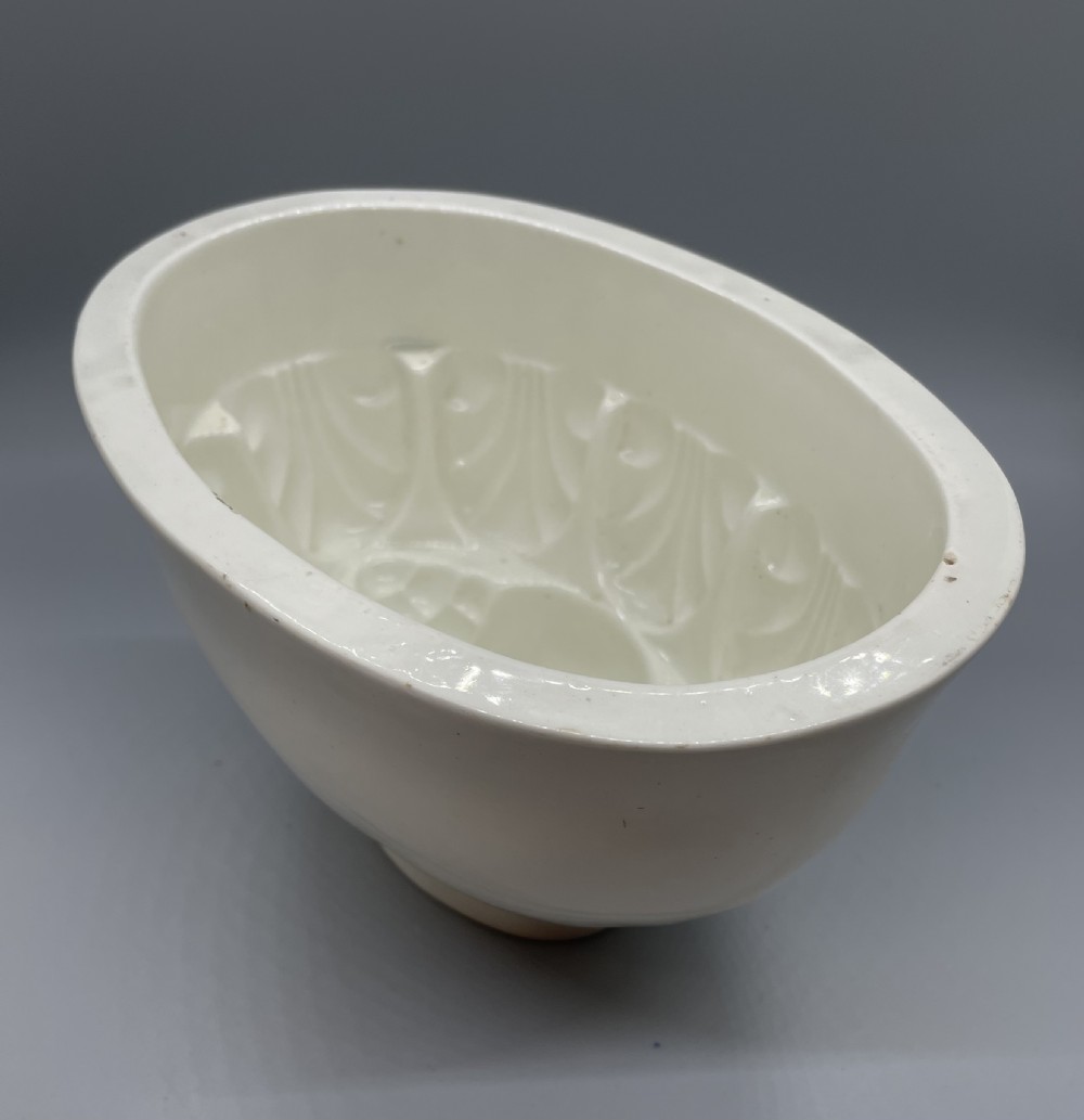Victorian earthenware jelly mould c1880 View II