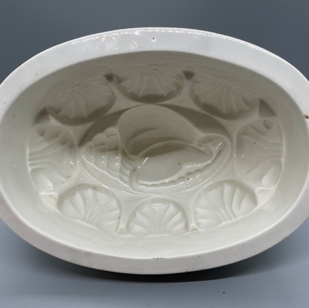 Victorian earthenware jelly mould c1880 View V
