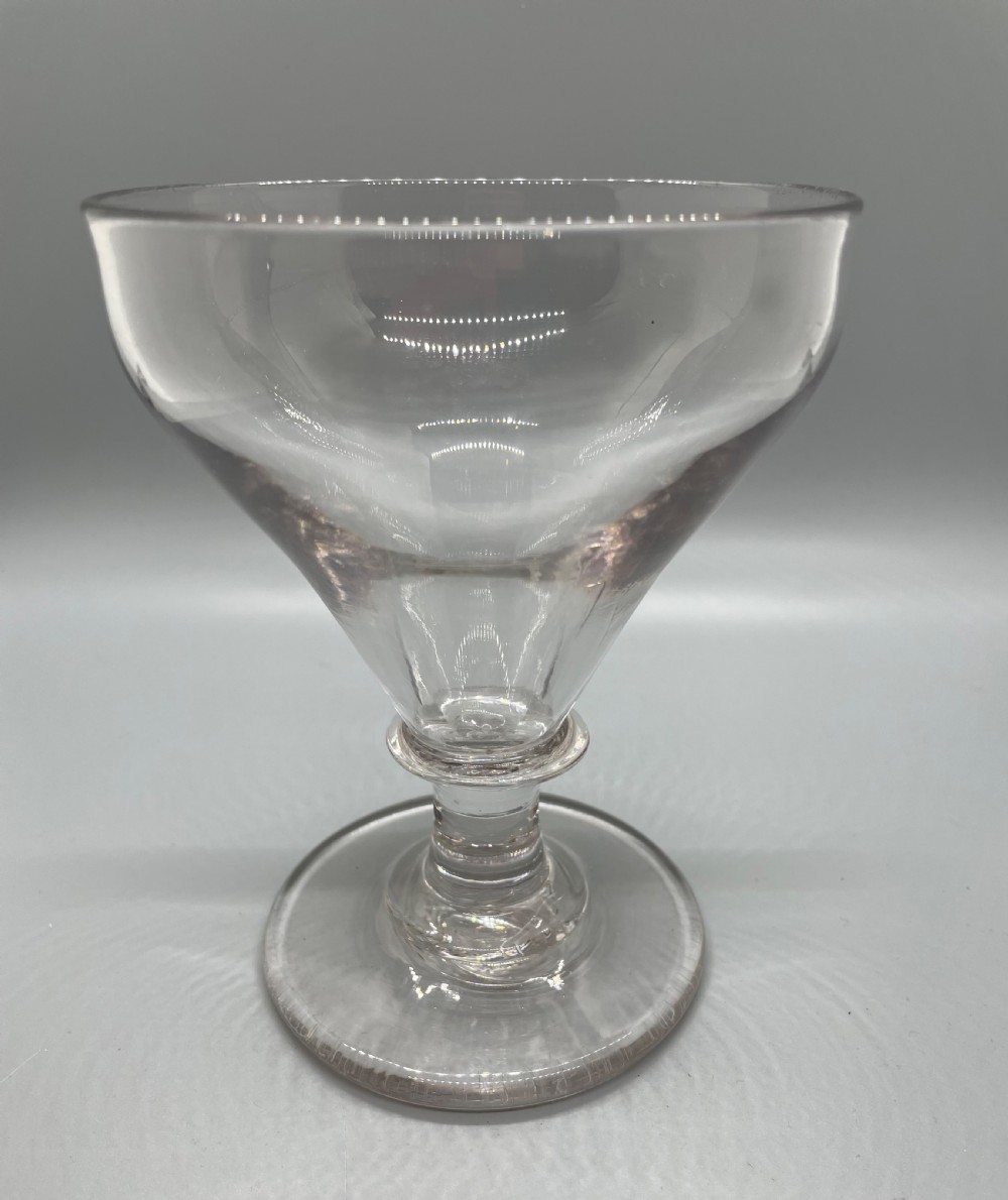Near pair Georgian rummers c1800 View II