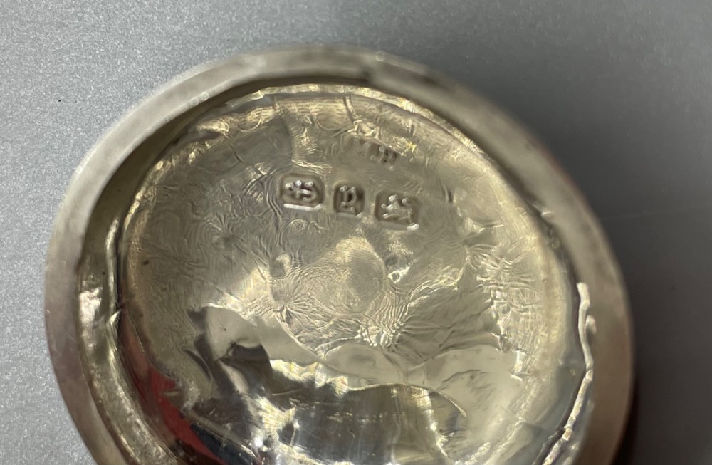 Victorian silver sovereign case Birmingham 1898 MITCHELL BOSLEY View V