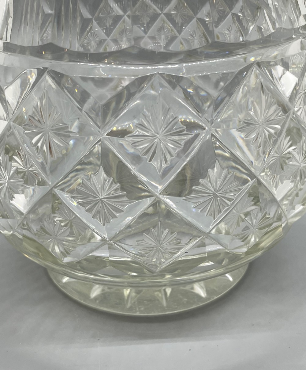 Regency cut lead crystal jug c1820 View VI