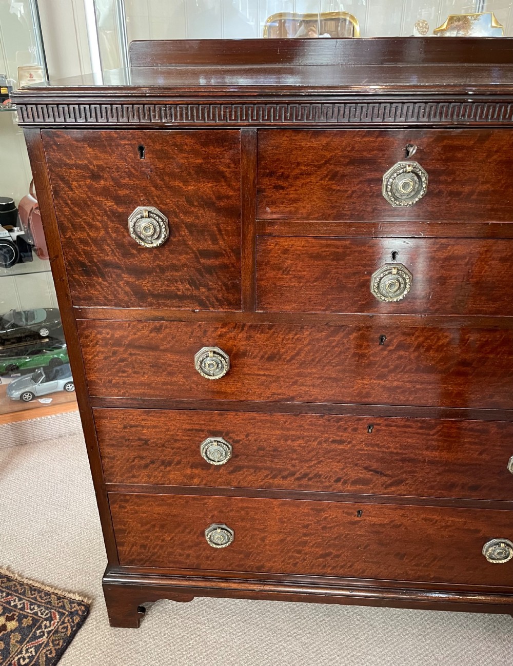 Edwardian mahogany chest by Waring & Gillows c1910 View V