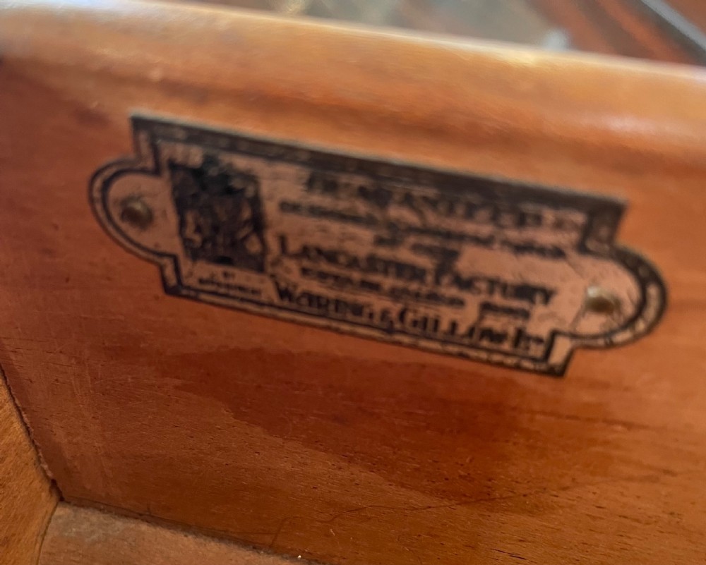 Edwardian mahogany chest by Waring & Gillows c1910 View X