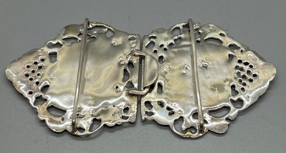 Victorian silver nurses belt buckle Birmingham 1898 CORNELIUS SAUNDERS & FRANK SHEPHERD View III