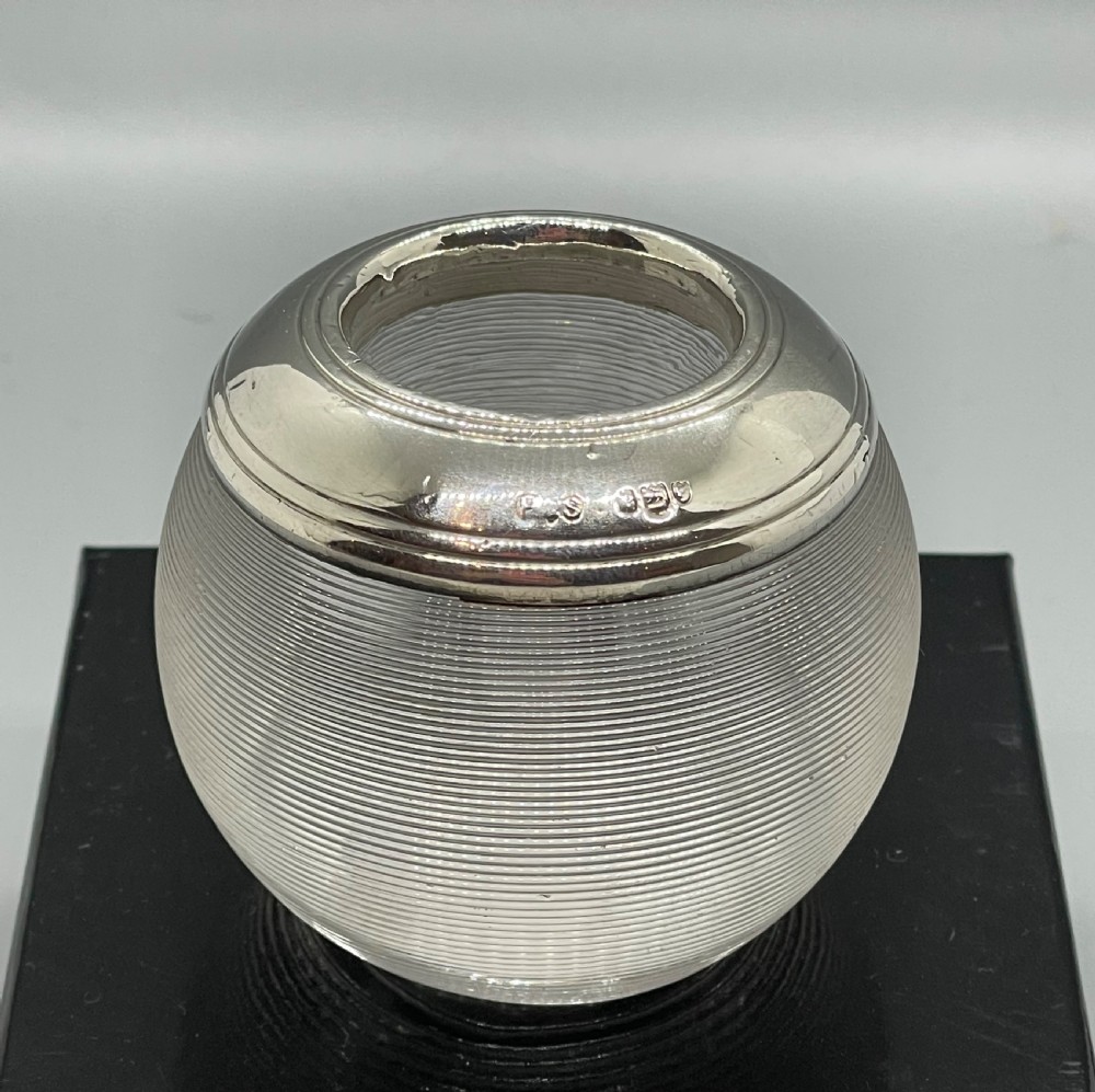 Edwardian silver mounted match striker London 1910 HART & SONS View II