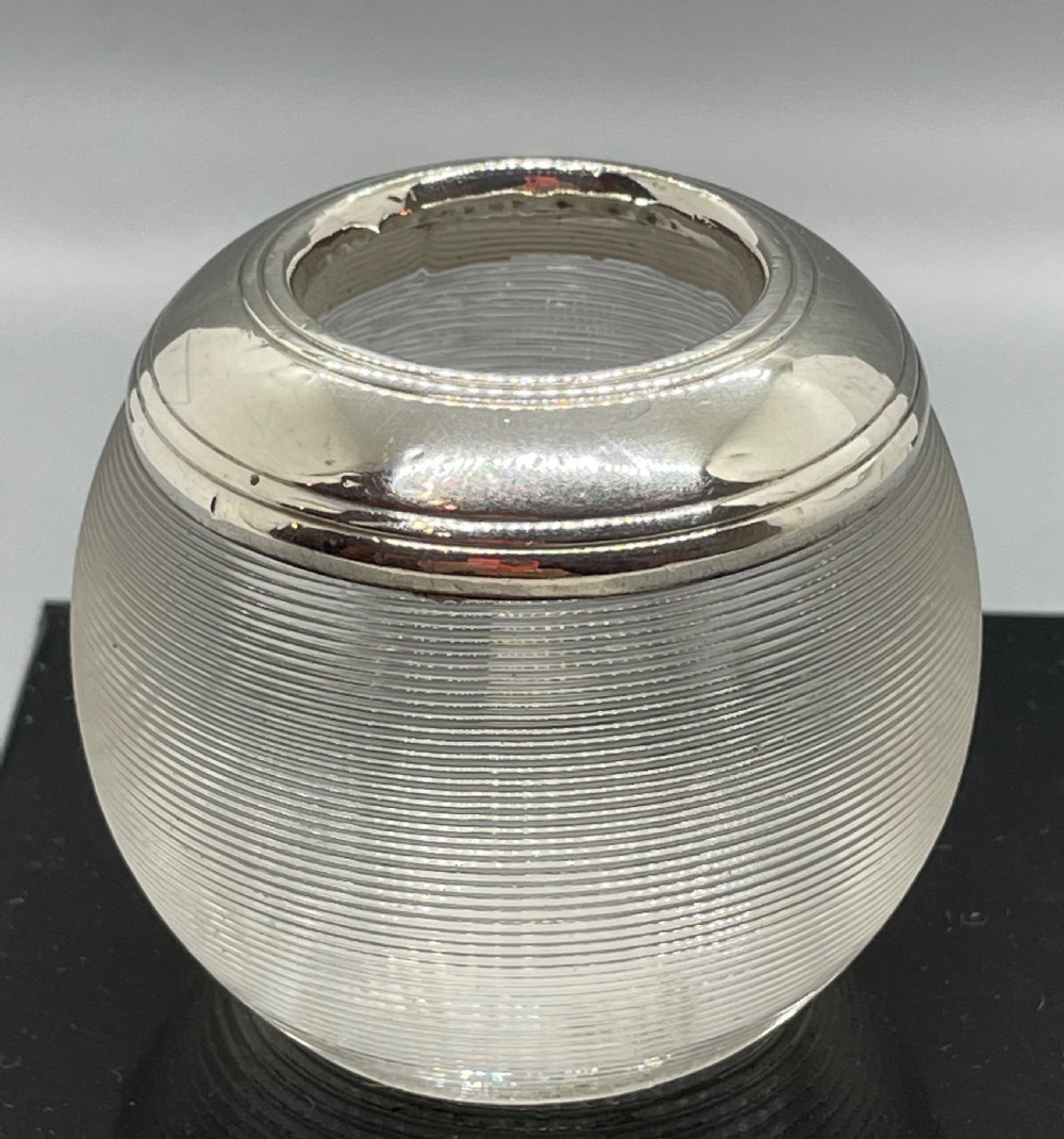 Edwardian silver mounted match striker London 1910 HART & SONS View V