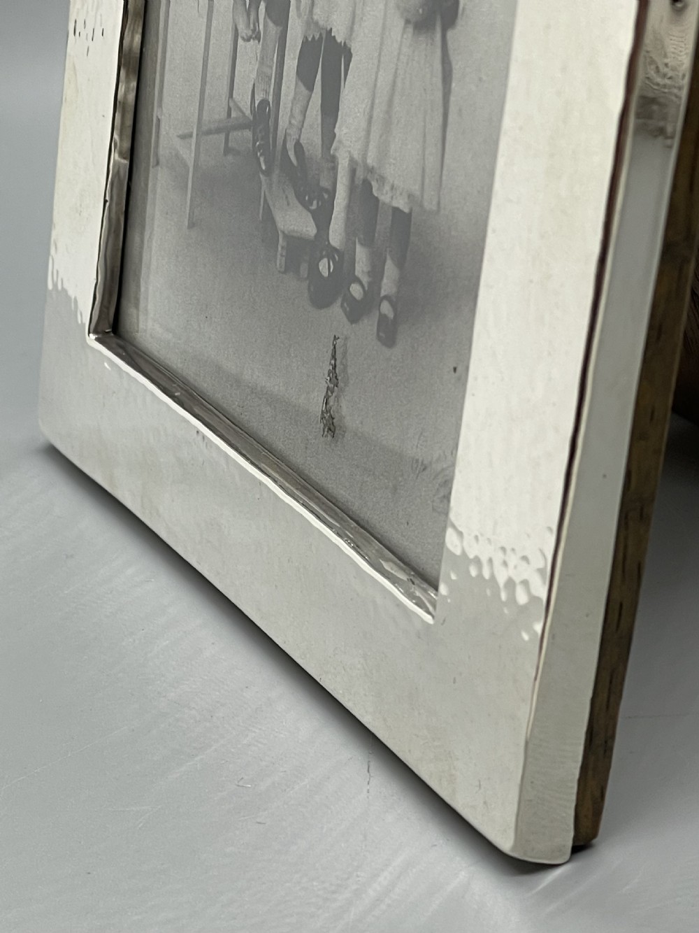 Edwardian silver photo frame Birmingham 1901 View VIII