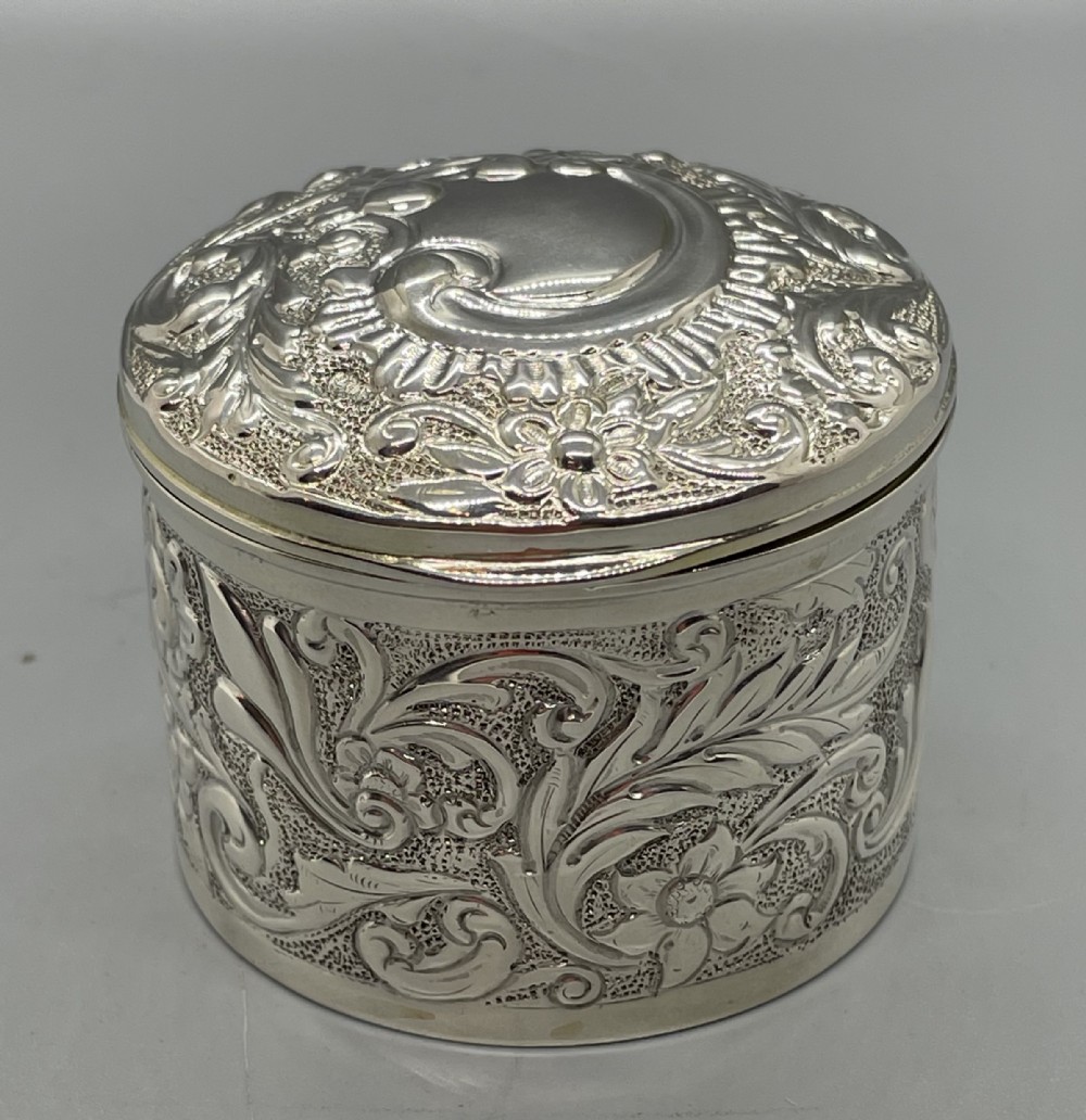 George V silver box Birmingham 1916
