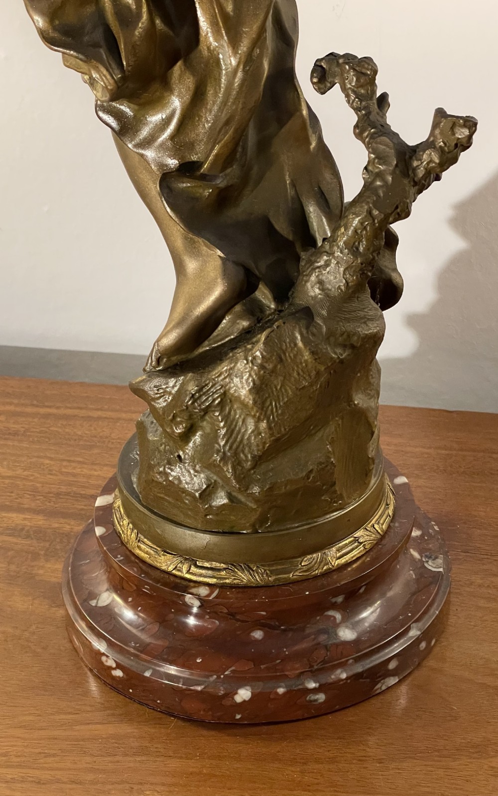 Late 19thc French spelter sculpture by Julien Causse (1869-1914) View XVIII