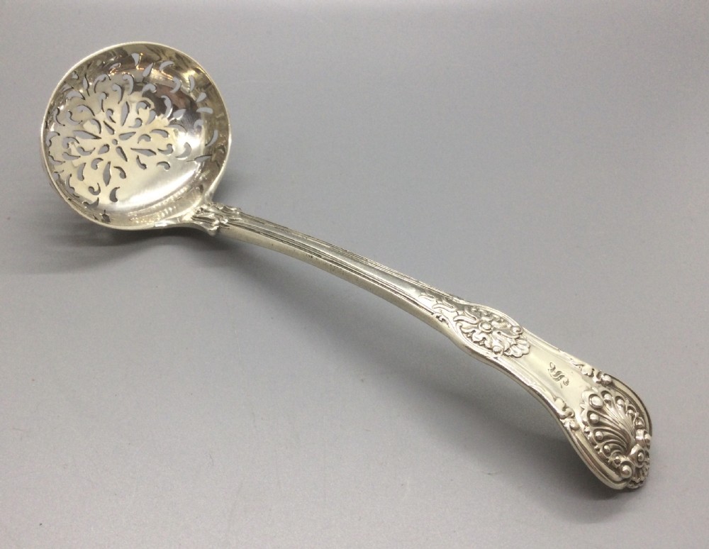 Early Regency silver sifter spoon London 1813