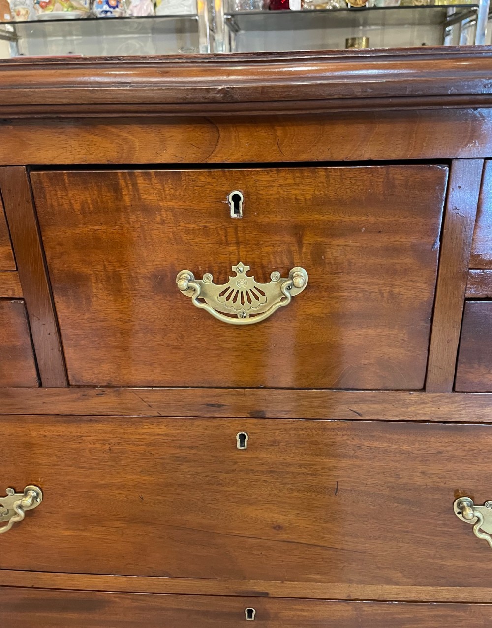 Mid Victorian mahogany chest of drawers c1870 View VIII