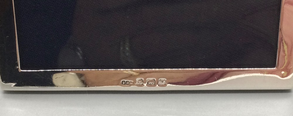 Geo V silver photo frame Birmingham 1920 View IV