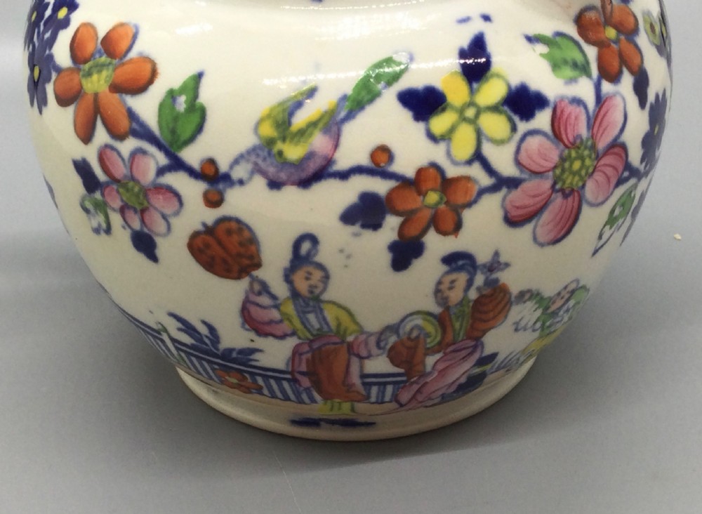 Early 19thC Staffs pottery jug by Rathbone 1822 View VII