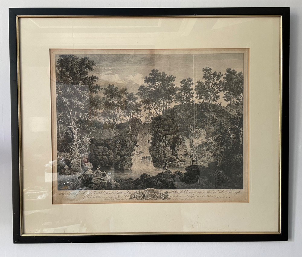18thc engraving by F Vivares for Lord Burlington dated 1753