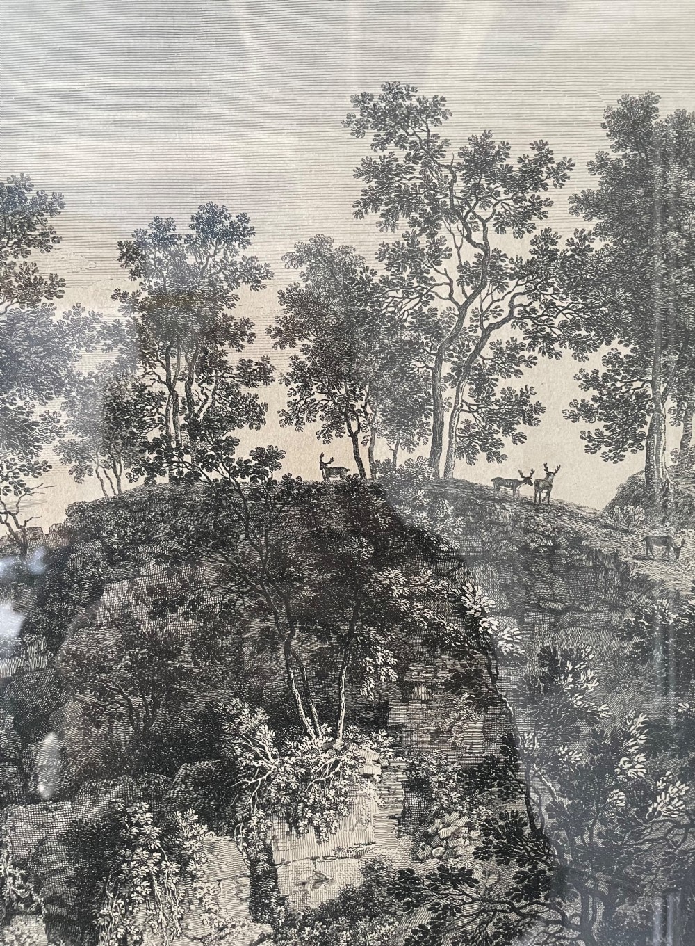 18thc engraving by F Vivares for Lord Burlington dated 1753 View X