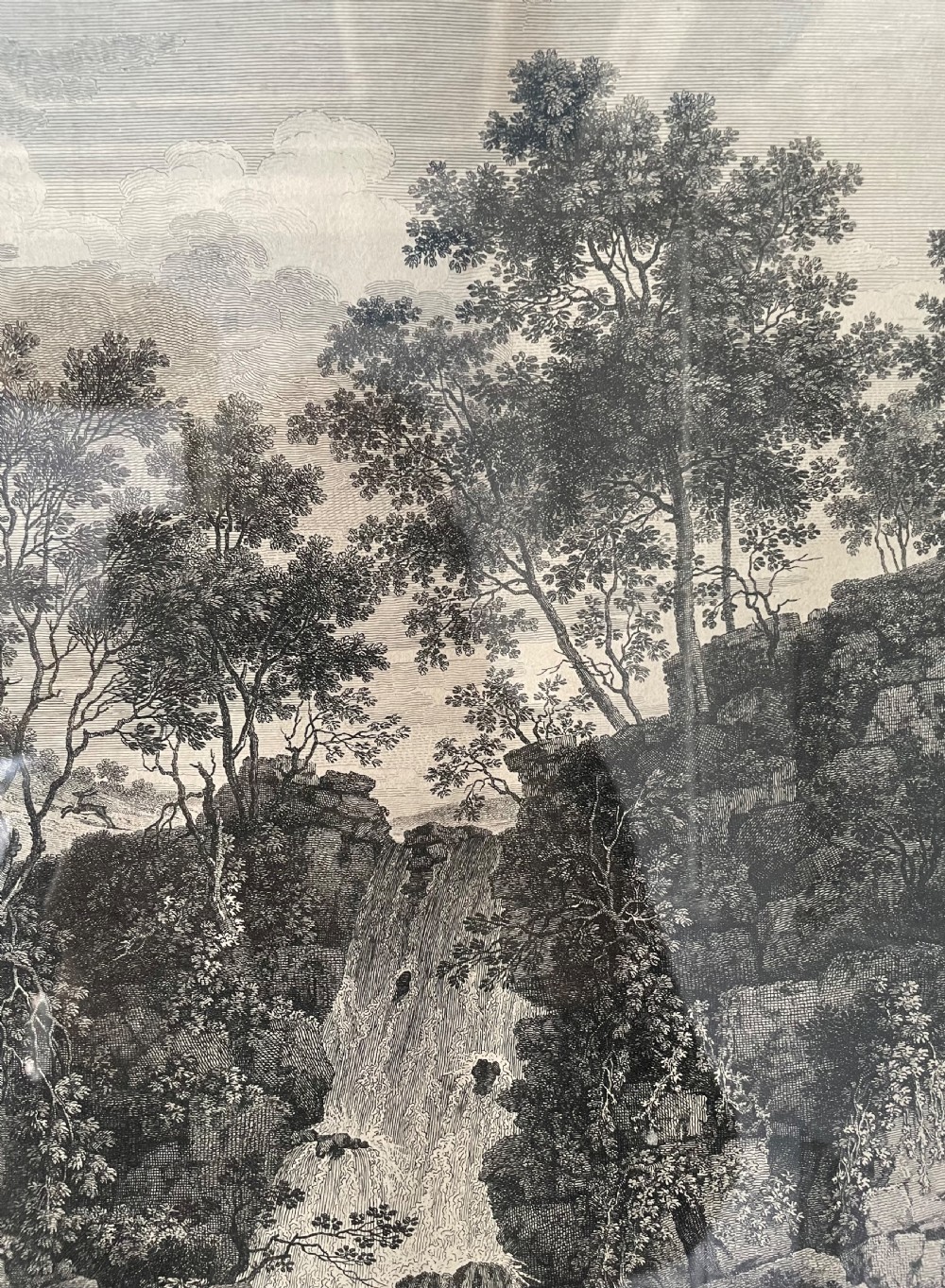 18thc engraving by F Vivares for Lord Burlington dated 1753 View XI