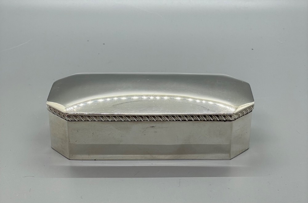 Quality Victorian silver box Birmingham 1899