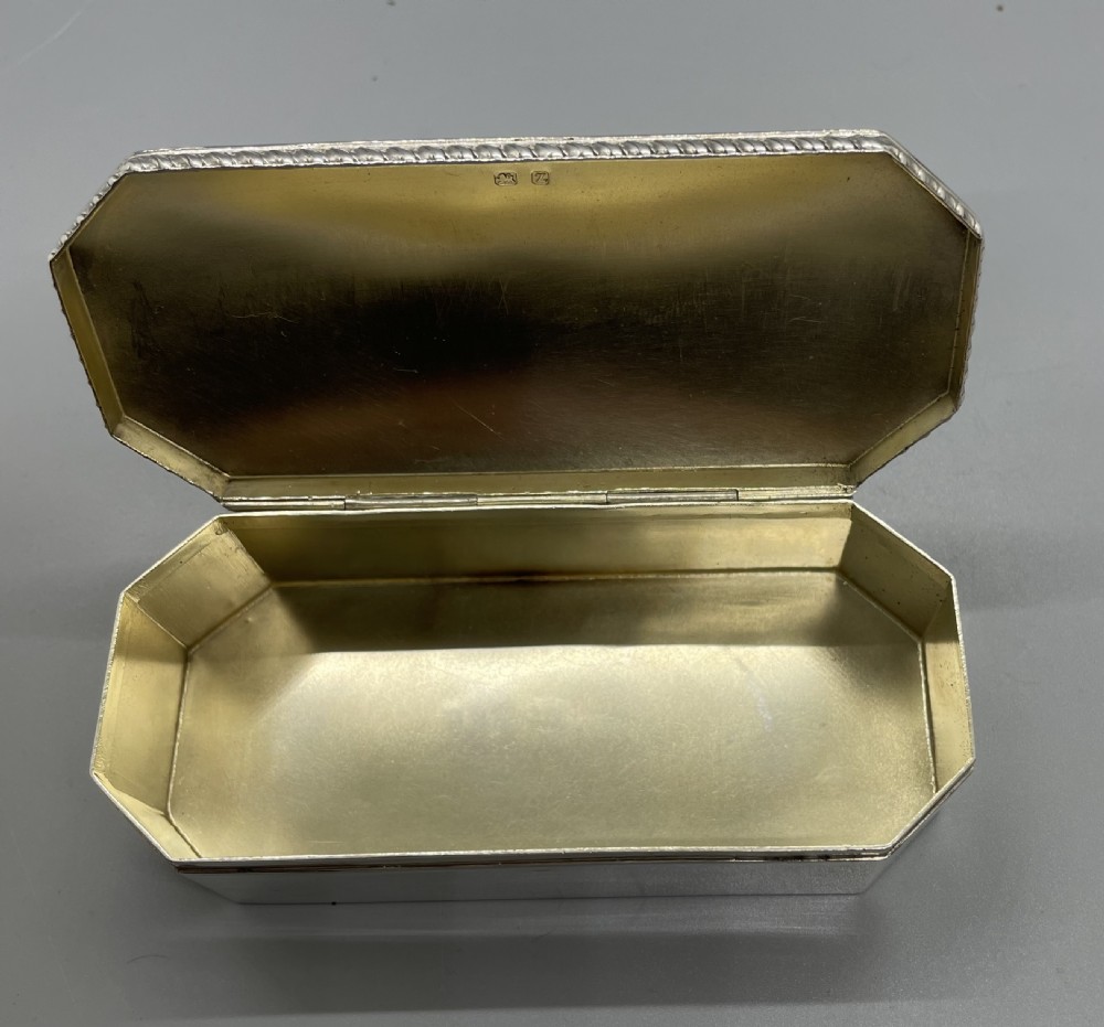 Quality Victorian silver box Birmingham 1899 View VII