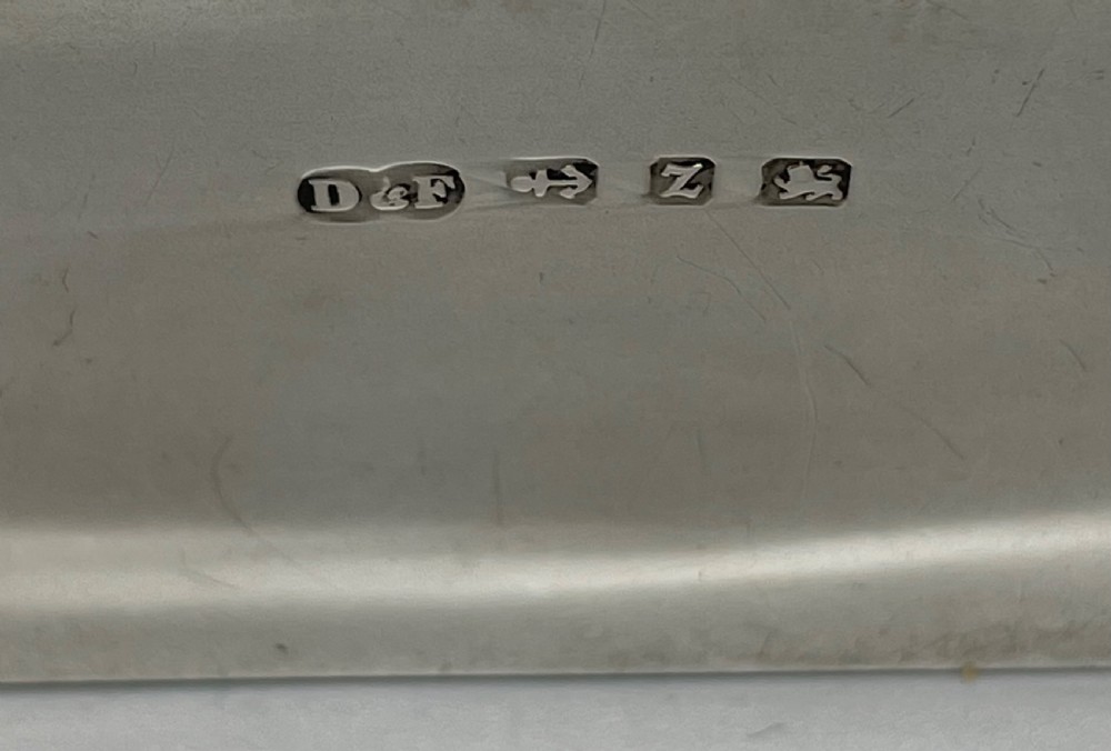 Quality Victorian silver box Birmingham 1899 View XI