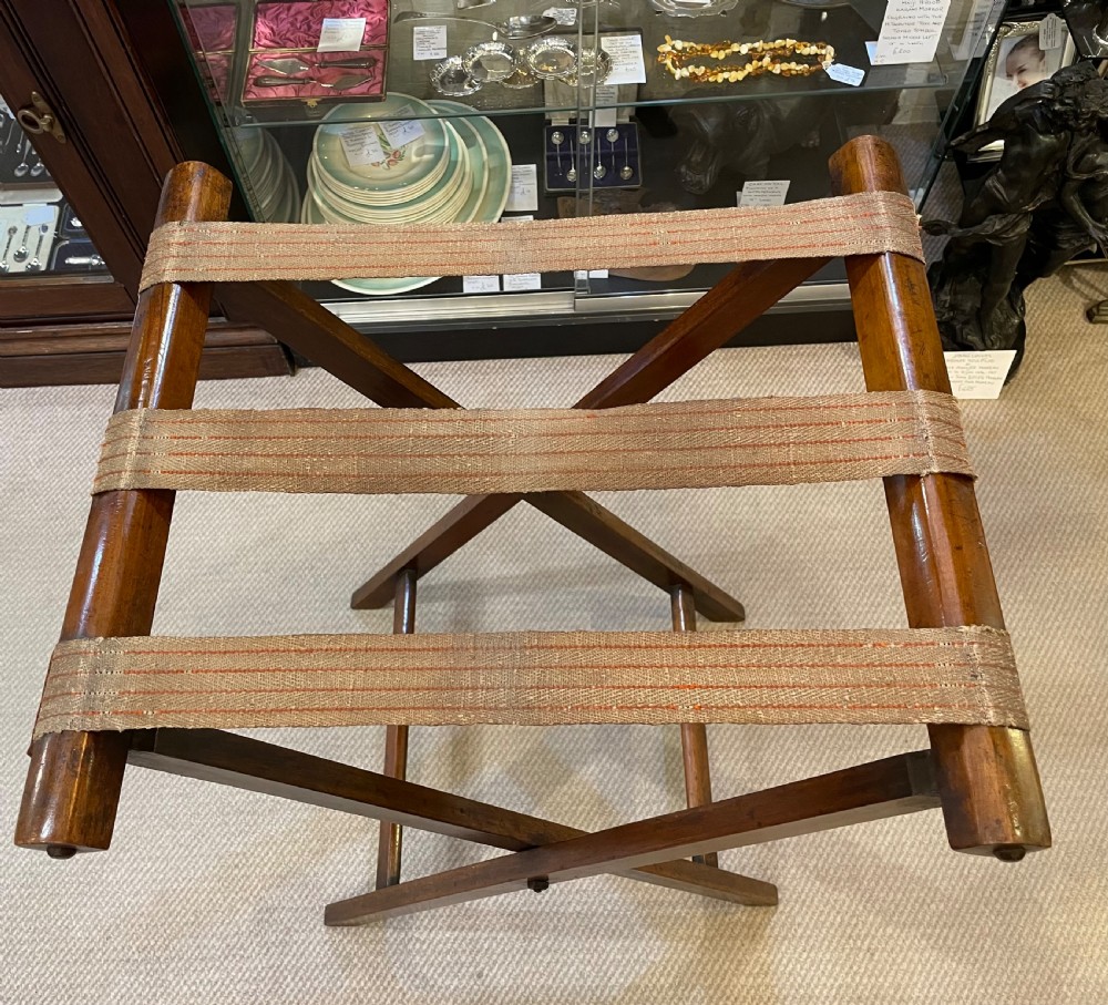19thc mahogany butler tray on stand c1850 View IV
