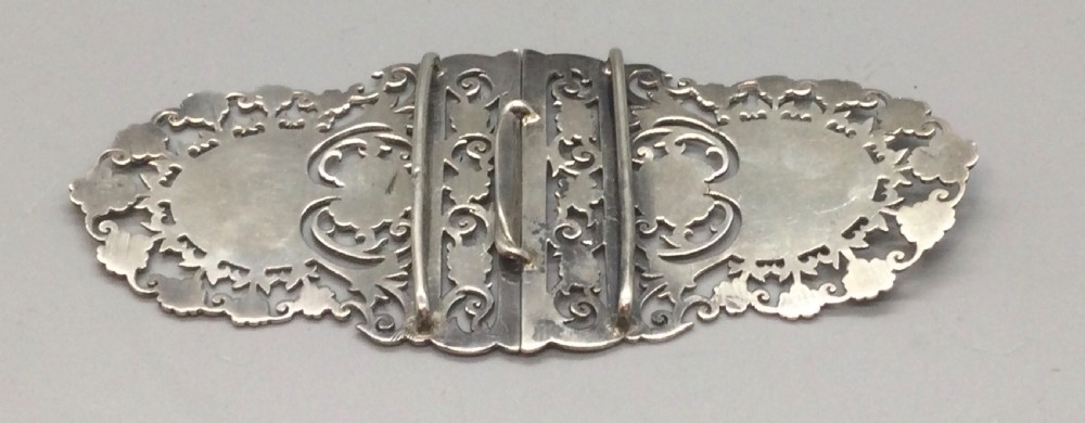 Late Victorian silver nurses buckle Birmingham 1900 View V