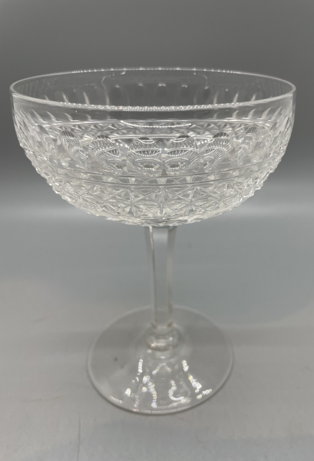 Fine pair Edwardian champagne coupes c1910 View V
